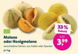Denns BioMarkt Melone oder Honigmelone Angebot
