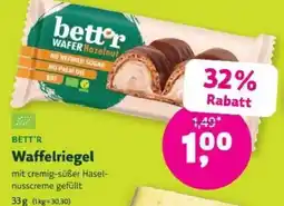 Denns BioMarkt BETT'R Waffelriegel Angebot