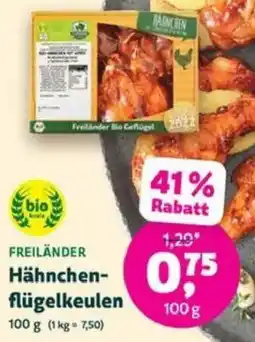 Denns BioMarkt Freiländer Hähnchenflügelkeulen Angebot