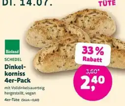 Denns BioMarkt Bioland Dinkelkorniss Angebot
