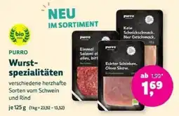 Denns BioMarkt PURRO Wurstspezialitäten Angebot