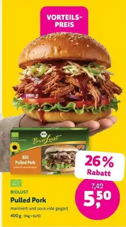 Denns BioMarkt Biolust Pulled Pork Angebot