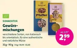 Denns BioMarkt SONNENTOR Gewürzmischungen Angebot