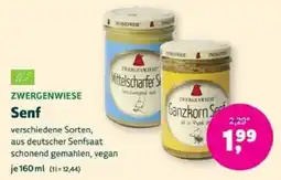 Denns BioMarkt ZWERGENWIESE Senf Angebot