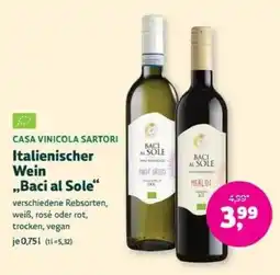 Denns BioMarkt Italienischer Wein „Baci al Sole“ Angebot