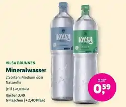 Denns BioMarkt VILSA BRUNNEN Mineralwasser Angebot