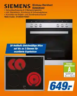 expert Techno Land SIEMENS Einbau-Herdset EX80KAO Angebot