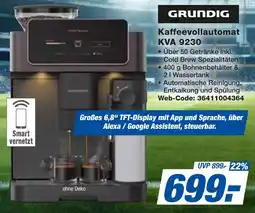 expert Techno Land GRUNDIG Kaffeevollautomat KVA 9230 Angebot