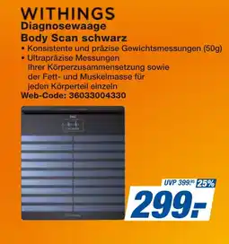expert Techno Land WITHINGS Diagnosewaage Body Scan schwarz Angebot