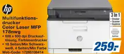 expert Techno Land hp Multifunktionsdrucker Color Laser MFP 178nwg Angebot