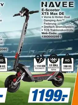 expert Techno Land NAVEE E-Scooter XT5 Max DE Angebot