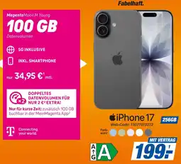 expert Techno Land iPhone 17 256GB + MagentaMobil M Young 100 GB Angebot