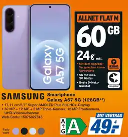 expert Techno Land SAMSUNG Smartphone Galaxy A57 5G (128GB) + ALLNET FLAT M 60GB Angebot