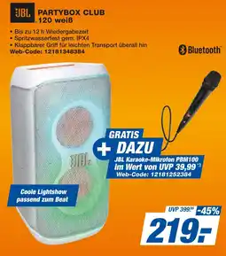 expert Techno Land JBL PARTYBOX CLUB 120 weiß Angebot