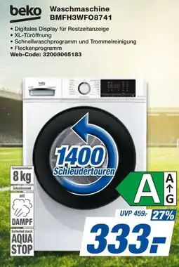 HEM Expert beko Waschmaschine BMFH3WF08741 Angebot