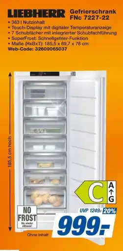 HEM Expert LIEBHERR Gefrierschrank FNc 7227-22 Angebot