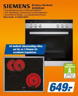 HEM Expert SIEMENS Einbau-Herdset EX80KAO Angebot