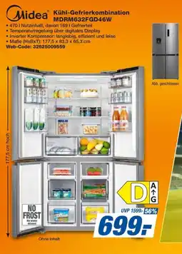HEM Expert Midea Kühl-Gefrierkombination MDRM632FGD46W Angebot