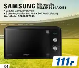 HEM Expert SAMSUNG Mikrowelle MG23K3614AK/E1 Angebot