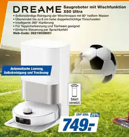 HEM Expert DREAME Saugroboter mit Wischfunktion X50 Ultra Angebot