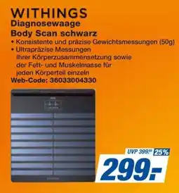 HEM Expert WITHINGS Diagnosewaage Body Scan schwarz Angebot