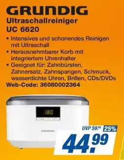 HEM Expert GRUNDIG Ultraschallreiniger UC 6620 Angebot