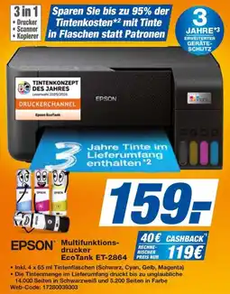 HEM Expert EPSON Multifunktionsdrucker EcoTank ET-2864 Angebot