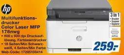 HEM Expert hp Multifunktionsdrucker Color Laser MFP 178nwg Angebot