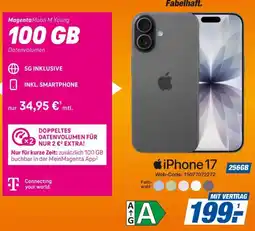 HEM Expert iPhone 17 256GB + Magenta Mobil M Young 100 GB Angebot