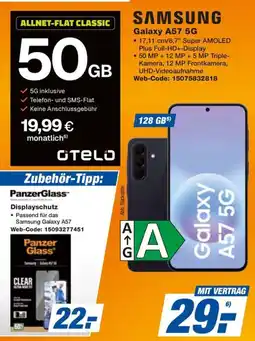 HEM Expert SAMSUNG Galaxy A57 5G + ALLNET-FLAT CLASSIC 50GB Angebot