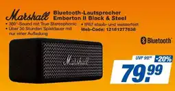 HEM Expert Marshall Bluetooth-Lautsprecher Emberton II Black & Steel Angebot