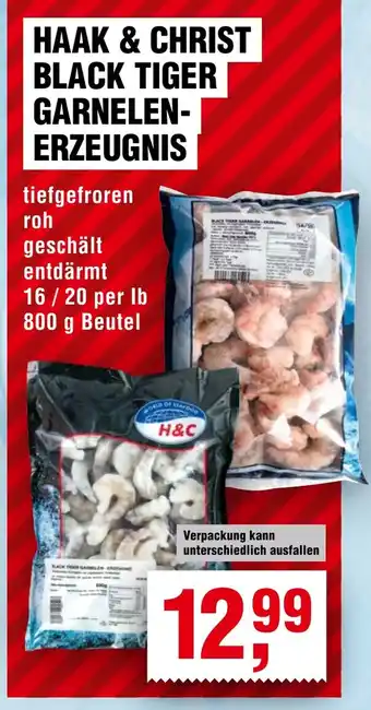 Handelshof HAAK & CHRIST BLACK TIGER GARNELEN- ERZEUGNIS Angebot
