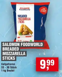 Handelshof SALOMON FOODWORLD BREADED MOZZARELLA STICKS Angebot