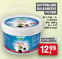Handelshof BAYERNLAND BALKANKÄSE PEYNIR Angebot