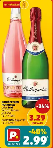 PENNY Rotkäppchen fruchtsecco oder sekt Angebot
