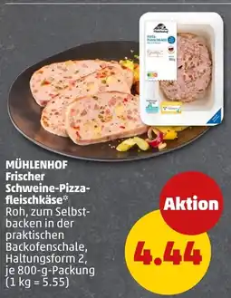 PENNY Mühlenhof frischer schweine-pizzafleischkäse Angebot