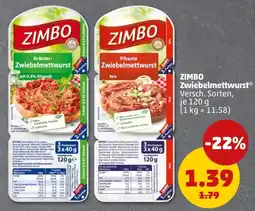 PENNY Zimbo zwiebelmettwurst Angebot