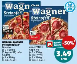 PENNY Original wagner steinofenpizza Angebot