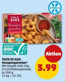 PENNY Taste of asia knuspergarnelen Angebot