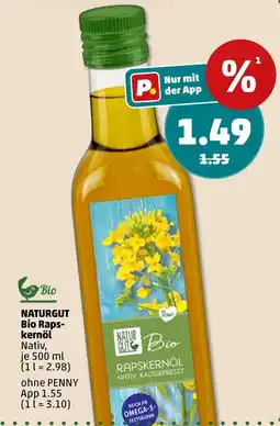 PENNY Naturgut bio rapskernöl Angebot
