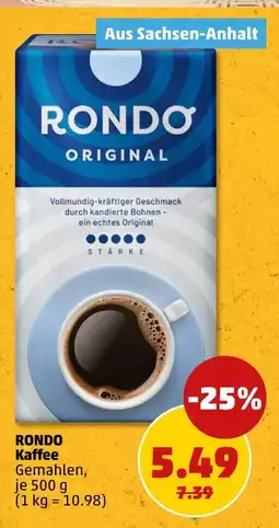 PENNY Rondo kaffee Angebot