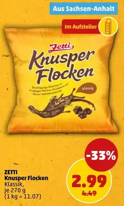 PENNY Zetti knusper flocken Angebot