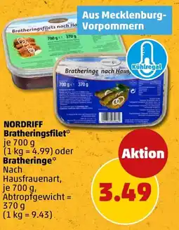 PENNY Nordriff bratheringsfilet oder bratheringe Angebot