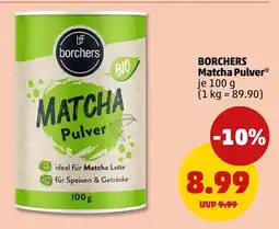 PENNY Borchers matcha pulver Angebot