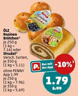 PENNY Ölz rosinen brötchen oder strudel Angebot