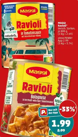 PENNY Maggi Ravioli Angebot