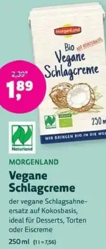 Denns BioMarkt MORGENLAND Vegane Schlagcreme Angebot