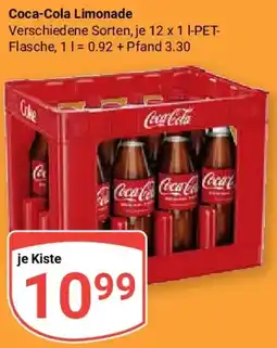 Globus Coca-Cola Limonade Angebot