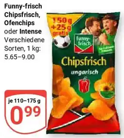 Globus Funny-frisch Chipsfrisch, Ofenchips oder Intense Angebot