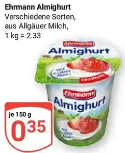 Globus Ehrmann Almighurt Angebot